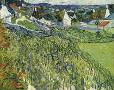 Vincent Van Gogh Vineyards at Auvers France oil painting art